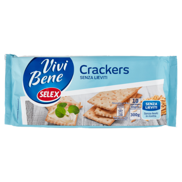 Selex Vivi Bene Cracker Senza Lieviti 300 g