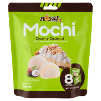 Royal Family Mochi Creamy Coconut 8 Pieces 120 g