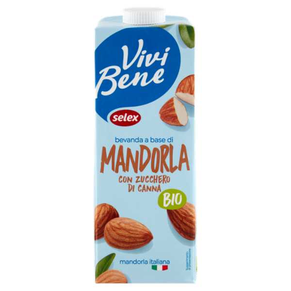 Selex Vivi Bene Bevanda a Base di Mandorla Biologica 1 L