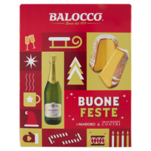 Balocco Buone Feste Il Pandoro 750 g & Gran Dessert Contri 75 Cl