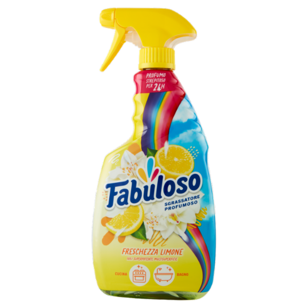 Fabuloso detersivo spray sgrassatore Freschezza Limone 600 ml