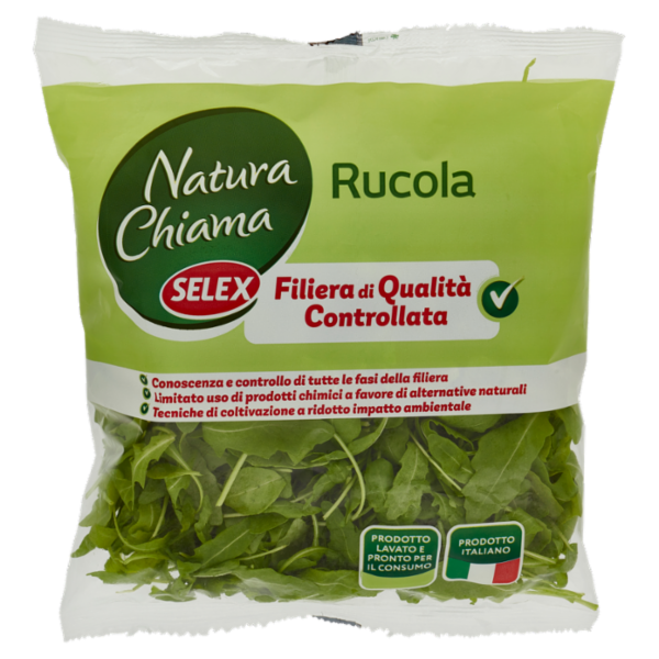 Selex Natura Chiama Rucola Lavata e Pronta per il Consumo 80 g