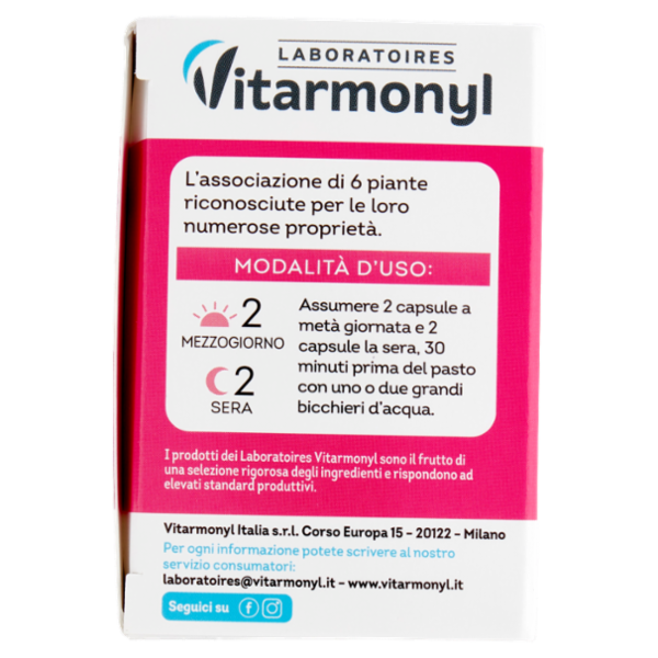 Laboratoires Vitarmonyl Perdere Peso 5 in 1 40 Capsule 20,8 g