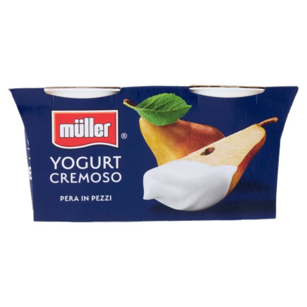 müller Yogurt Cremoso Pera in Pezzi 2 x 125 g