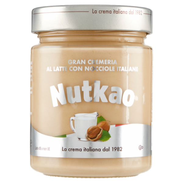 Nutkao Gran Cremeria al Latte con Nocciole Italiane 350 g
