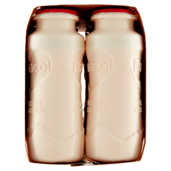 DANACOL Yogurt da bere, Riduce il Colesterolo grazie agli Steroli Vegetali, gusto Fragola, 8x100g