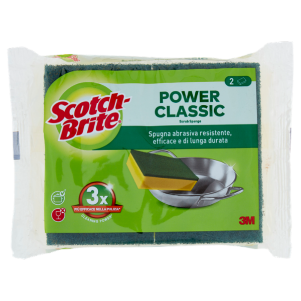Scotch-Brite® Spugna abrasiva Classic, 2 pezzi