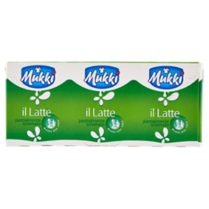 Mukki Il Latte Parzialmente Scremato 3 x 200 Ml