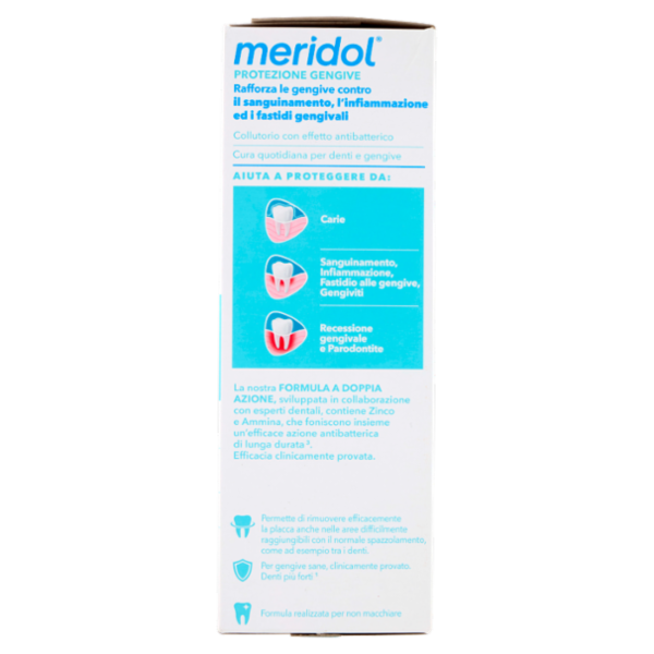 meridol collutorio Protezione Gengive con effetto antibatterico rapido 400 ml