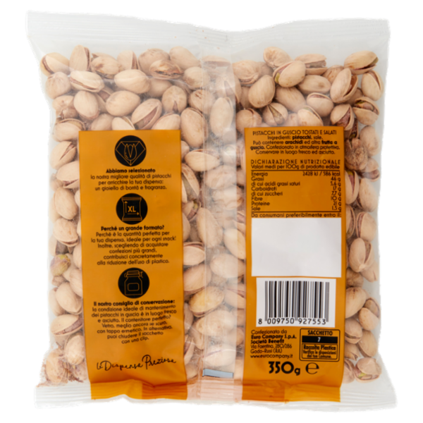 La Dispensa Preziosa Pistacchi Tostati e Salati 350 g