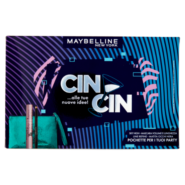 Maybelline New York Coffret Occhi Sky High + Line Refine Nera