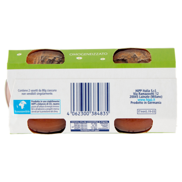 HiPP Biologico Prugna e Mela Omogeneizzato 2 x 80 g