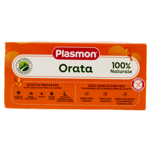 Plasmon Omogeneizzato Orata con patate 2 x 80 g