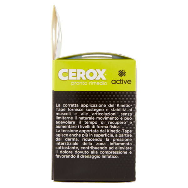 Cerox active Kinetic Tape Bendaggio Adesivo 5 cm x 5 m