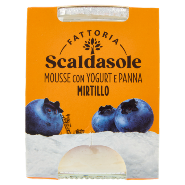 Fattoria Scaldasole Mousse con Yogurt e Panna Mirtillo 75 g