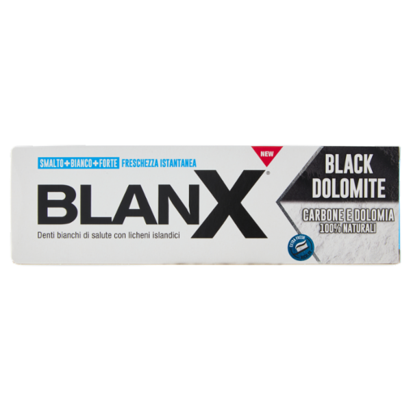 Blanx Black Dolomite Carbone e Dolomia 100% Naturali 75 ml