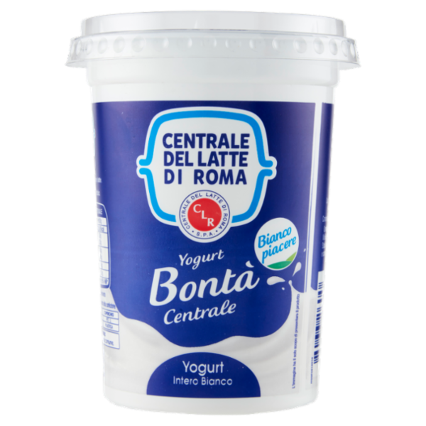 Centrale del Latte di Roma Yogurt Intero Bianco 500 g