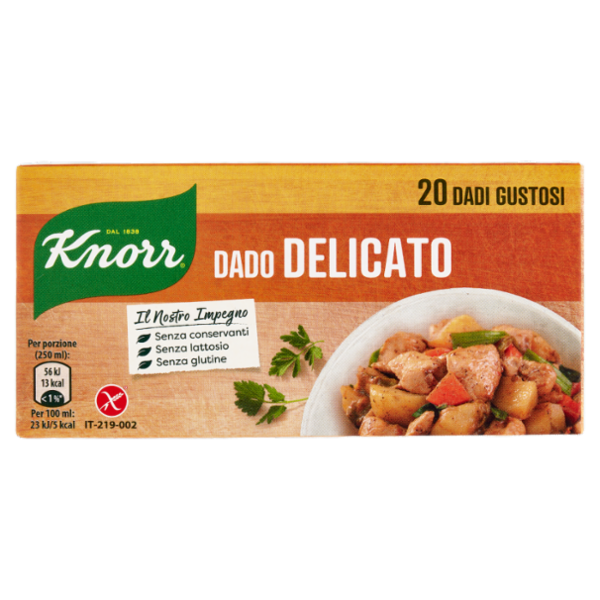 Knorr Dado Delicato 20 Dadi 200 g