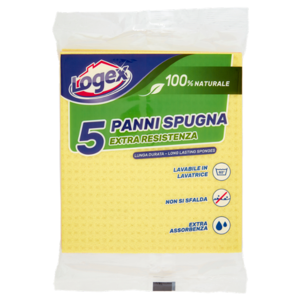 Logex Panni Spugna Extra Resistenza 5 pz