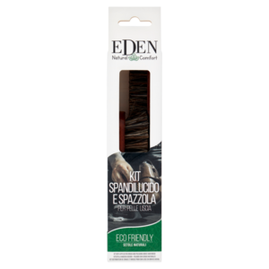 Eden Natural Comfort Kit Spandilucido e Spazzola Per Pelle Liscia