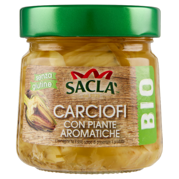 Saclà Bio Carciofi con Piante Aromatiche 190 g