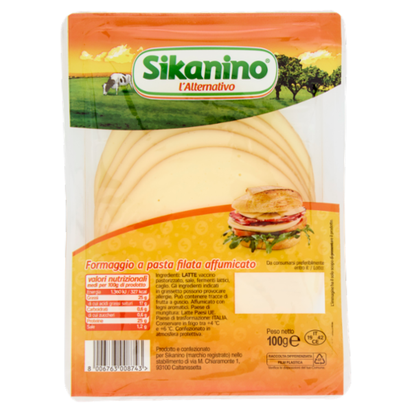 Sikanino Formaggio a pasta filata affumicato 100 g