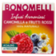 Bonomelli Infusi Armoniosi 100% Naturali Camomilla e Frutti Rossi 12 filtri 24 g