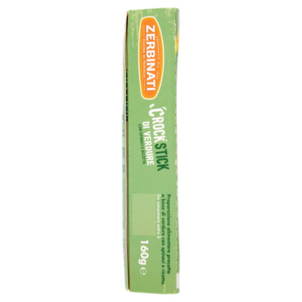 Zerbinati CrockStick di Verdure con Spinaci e Ricotta 5 Stick 160 g