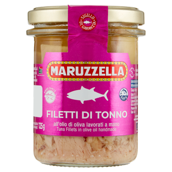 Maruzzella Filetti di Tonno all'olio di oliva lavorati a mano 190 g