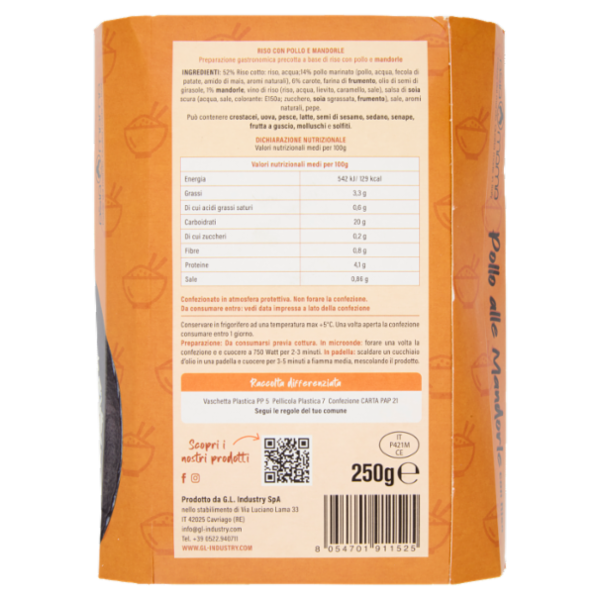 asia mama Fusion Experience Pollo alle Mandorle con Riso 250 g