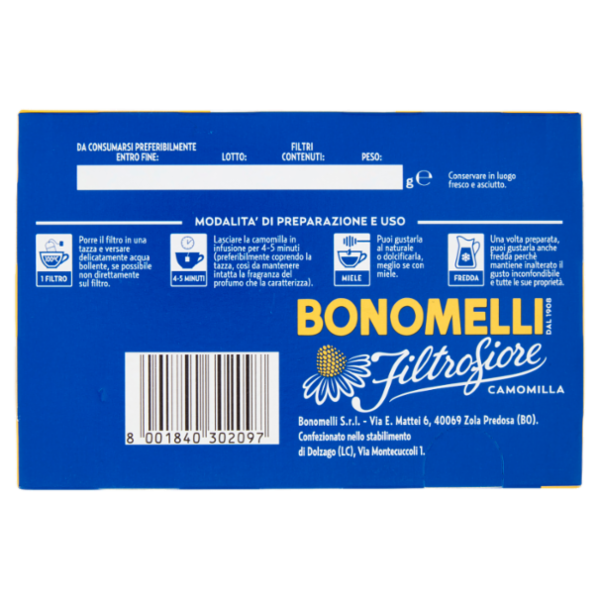 Bonomelli Filtrofiore Camomilla 14 filtri 28 g