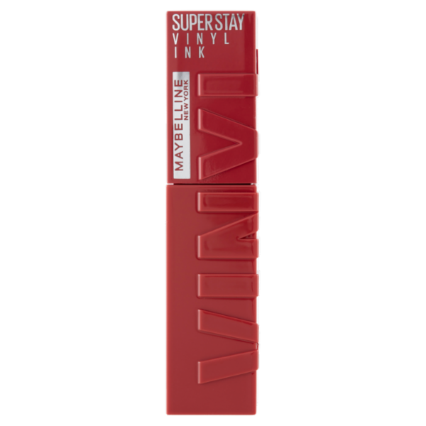 Maybelline New York SuperStay Vinyl Ink Rossetto Liquido a Lunga Tenuta, 10 Lippy
