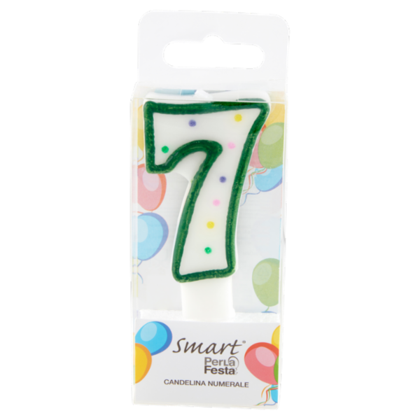 Smart PerLa Festa Candelina Numerale 7 1 pz