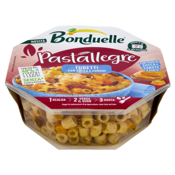 Bonduelle Pastallegre Tubetti con Zucca e Funghi 250 g