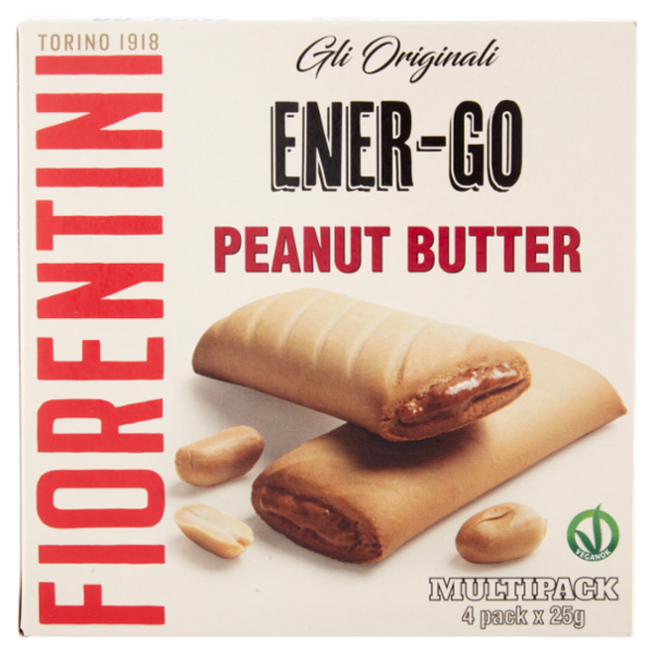 Fiorentini gli Originali Ener-Go Peanut Butter 4 x 25 g