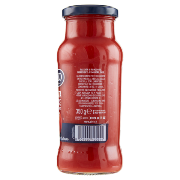 Cirio i Classici dal 1856 Passata Verace 350 g