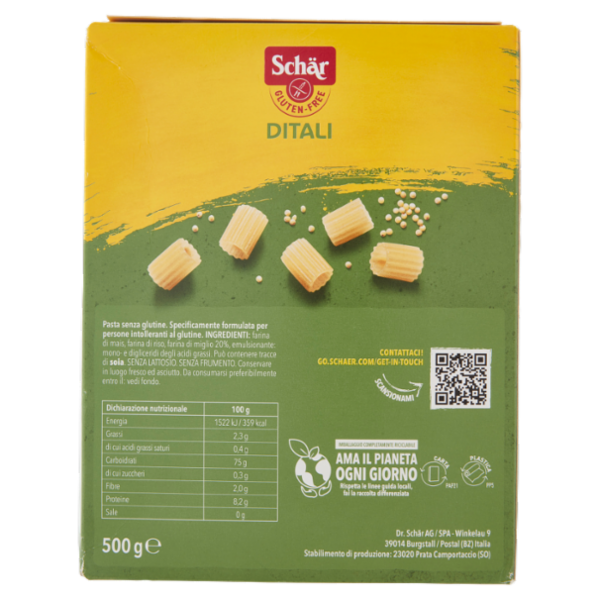 Schär Ditali 500 g