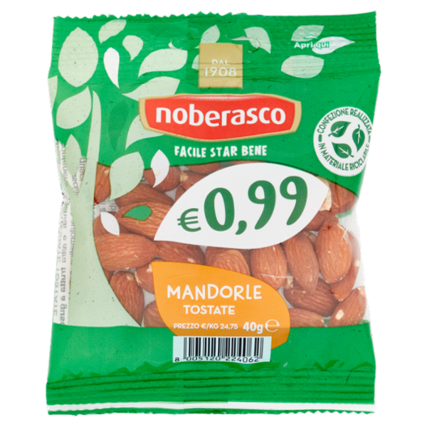noberasco € 0,99 Mandorle Tostate 40 g