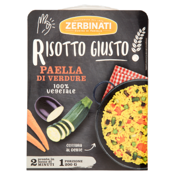 Zerbinati Risotto Giusto! Paella di Verdure 200 g