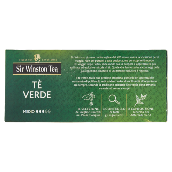 Sir Winston Tea Tè Verde 24 x 1,75 g