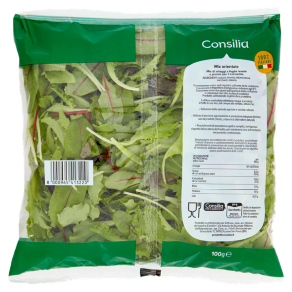 Consilia Mix Orientale Lavato e Pronto per il Consumo 100 g
