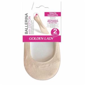 P/E GRUPPO 2 PAIA SALVAPIEDE BALLERINA TG 35/38 COLORE BIANCO GOLDENLADY 6PGD