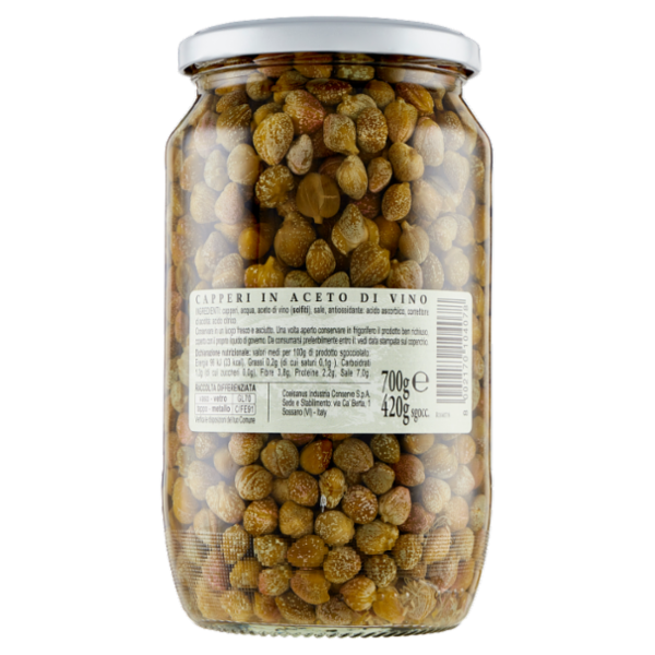 Coelsanus Capperi Lacrimella Aromatizzati con Aceto di vino 700 g