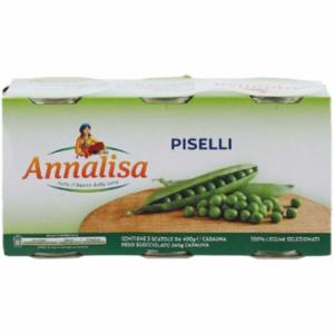 Annalisa Piselli 3 Lattine 400g