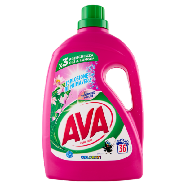 Ava Detersivo lavatrice Esplosione di Primavera 36 lavaggi 1,8 L