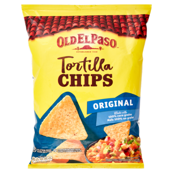 Old El Paso Tortilla Chips Original 185 g
