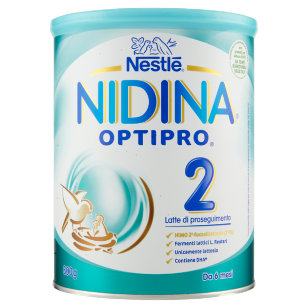 NESTLÉ NIDINA Optipro 2 da 6 mesi Latte di proseguimento in polvere 800g
