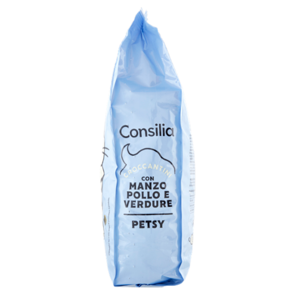 Consilia Petsy Gatto Croccantini con Manzo, Pollo e Verdure 2 kg