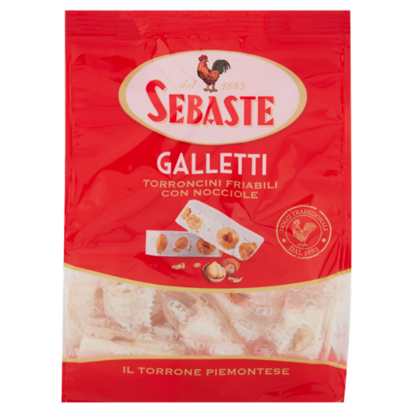 Sebaste Galletti Torroncini Friabili con Nocciole 180 g