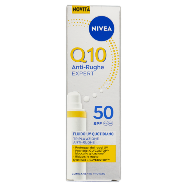 Nivea Q10 Anti-Rughe Expert SPF 50 Fluido UV Quotidiano 40 ml